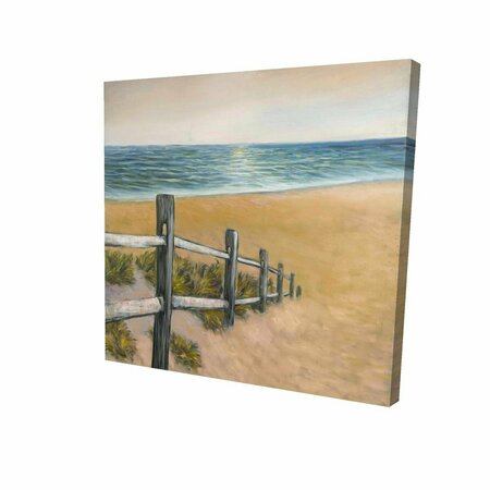 FONDO 16 x 16 in. Quiet Seaside-Print on Canvas FO2776895